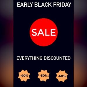 Black Friday sale !!!!